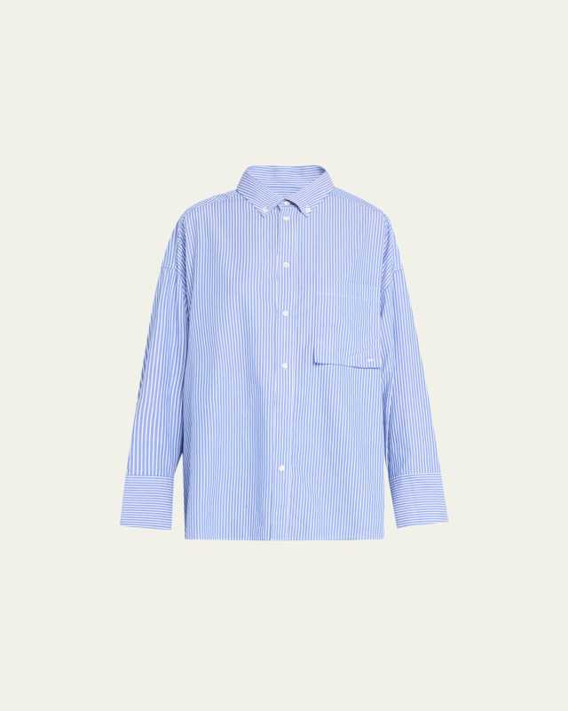 Nathalie Striped Oversized Shirt